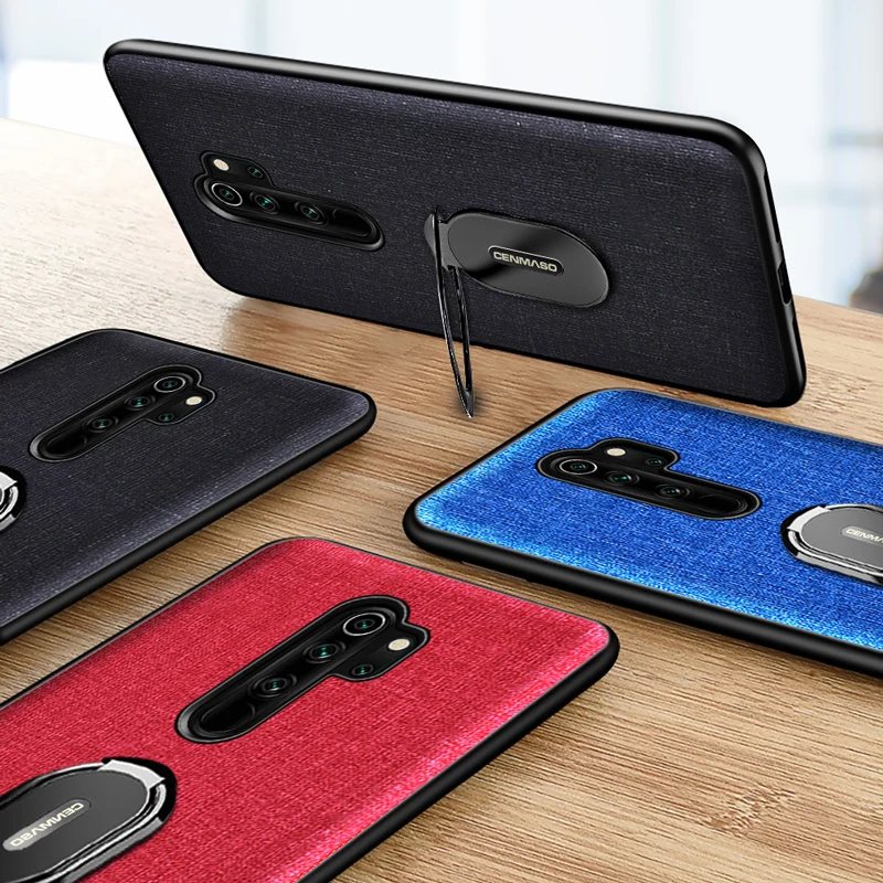 Противоударный чехол для Red mi Note 8 Pro 8T чехол для Xiao mi Red mi Note 7 8 для mi Note 10 Pro магнитный автомобильный держатель с кольцом тканевый чехол