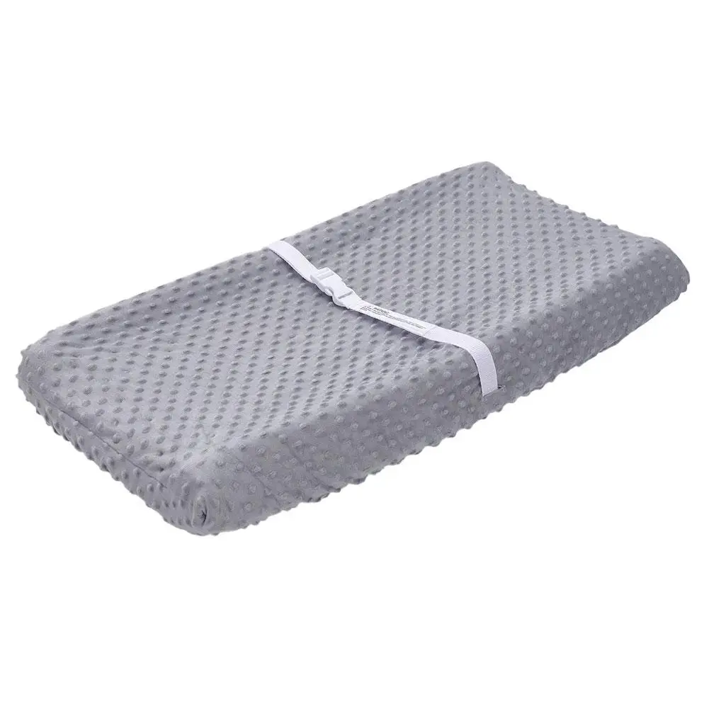 Узорчатая Пеленка, мягкий дышащий чехол для новорожденных, дышащий, меняющий столовый лист, подушка для новорожденного, пеленальный коврик - Цвет: Gray