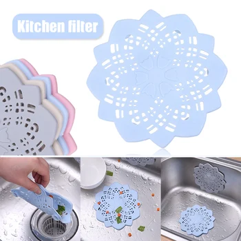 

Newly Hair Catcher Bath Drain Strainer Cover Sink Trap Basin Stopper Filter for Kitchen
