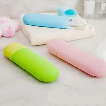

Portable Travel Toothbrush Case Organizer Storage Box Toothbrush Holder Storage Cup Toothbrush Cover Container