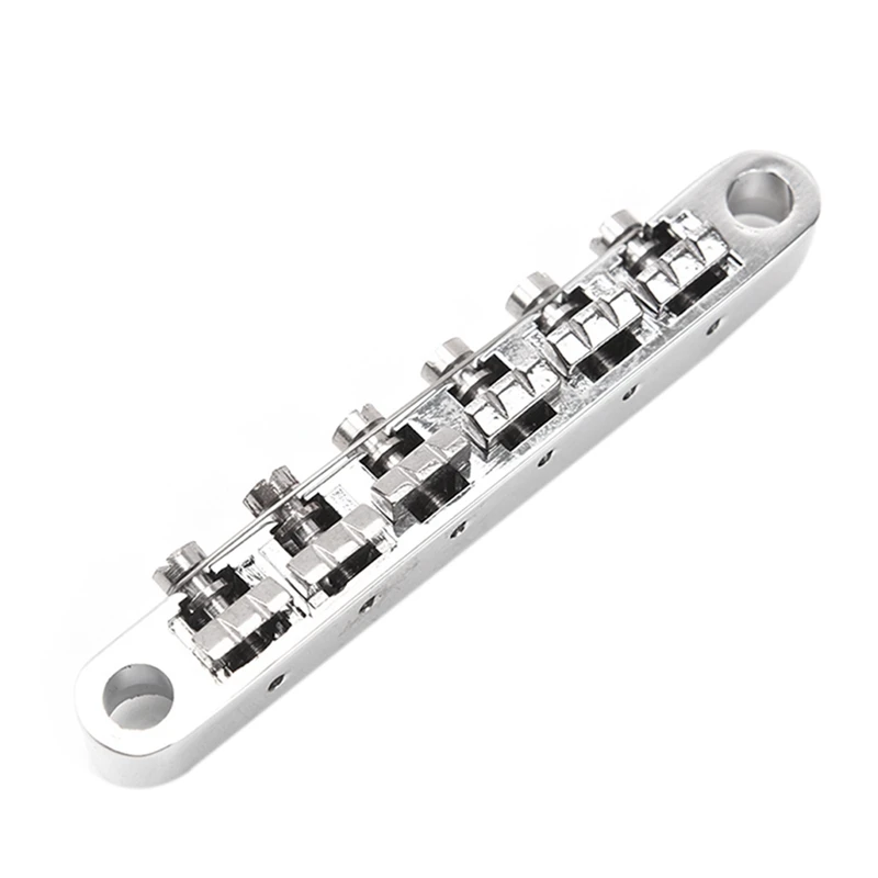 12 String Tailpiece&Bridge Kit Set For Electric Guitar Silver Color