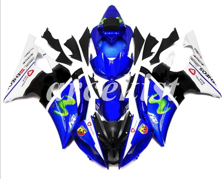 4 бесплатные подарки литьевая Форма ABS обтекатели комплект подходит для YAMAHA YZF-R6 2008- 08 09 10 11 12 13 14 15 16 комплект кузова синий