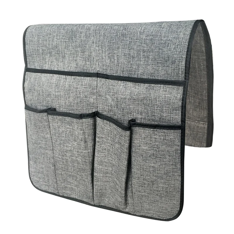 

Sofa Chair Arm Rest Storage Bag Couch Remote Control Phone Storage Box Magazine Sundries Organizer