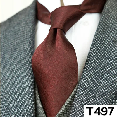 Галстуки с принтом винтажный узор абстрактный характер многоцветный 10 см мужской галстук шелк печать ручная работа уникальный - Цвет: T497