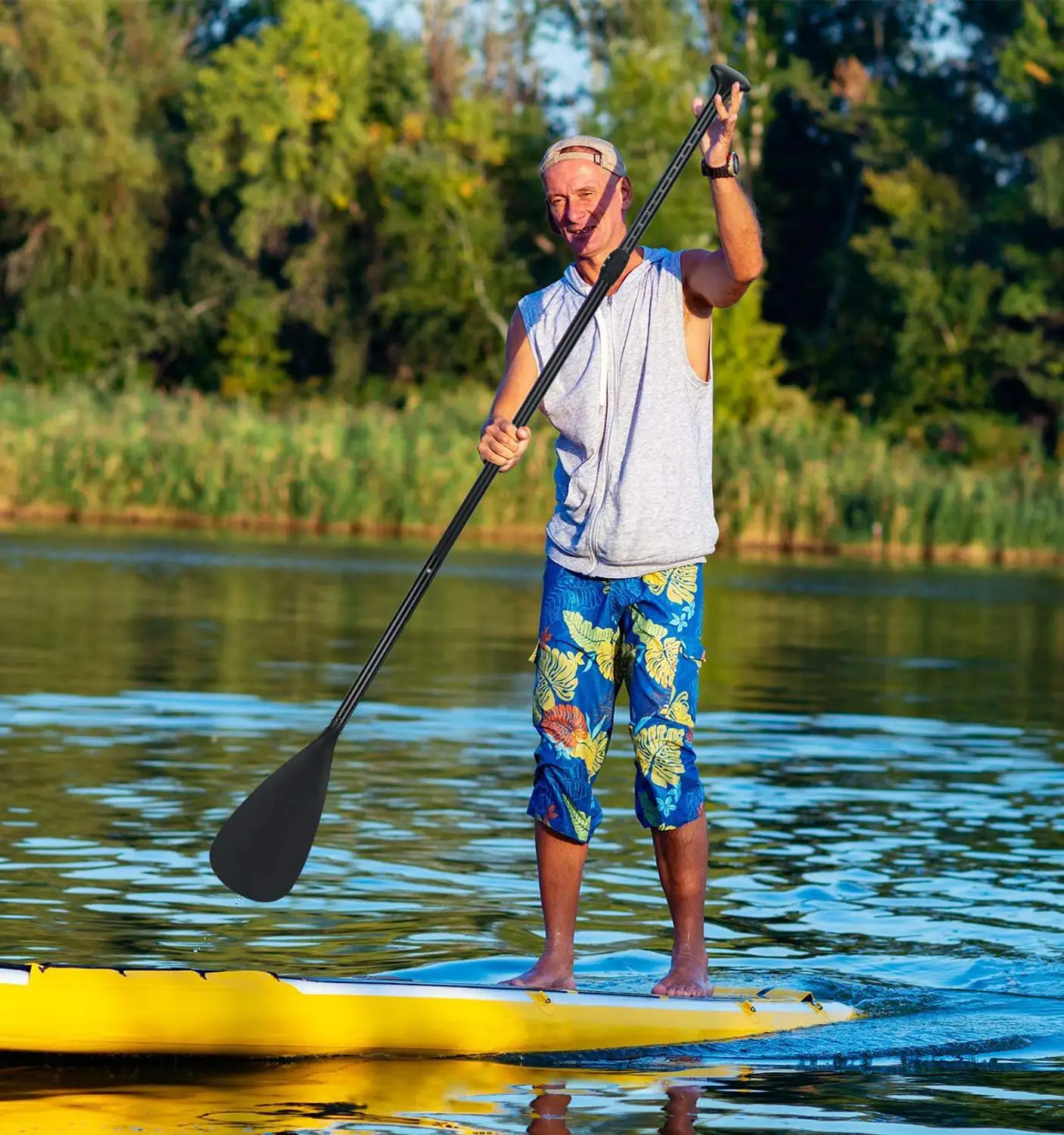 WHITBYS SUP Paddle регулируемые 3 шт. стоячие весла плавающие портативные весла доска аксессуары