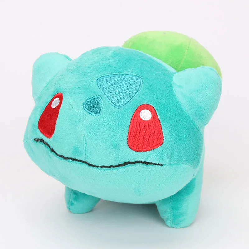 Такара Tomy подлинный Покемон Пикачу Eevee плюшевые игрушки Charmander Gengar Pichu Bulbasaur Mew плюшевые мягкие игрушки для детей - Цвет: 19cm Bulbasaur