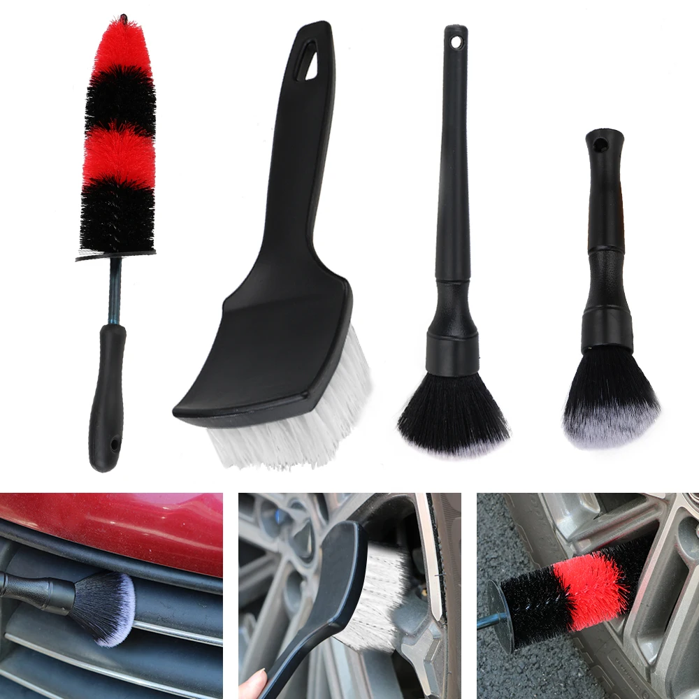 

Tire Rim Scrub Brush Cleaning Tool Car Wheel Wash Brush Interior Seat Crevice Brush Multifunction Cleaning Brush Super Soft