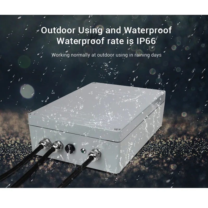 Miboxer SYS-PT2 1-Channel led Amplifier Box Input AC100~240V Output DC24V Max 200W Waterproof IP66 led controller