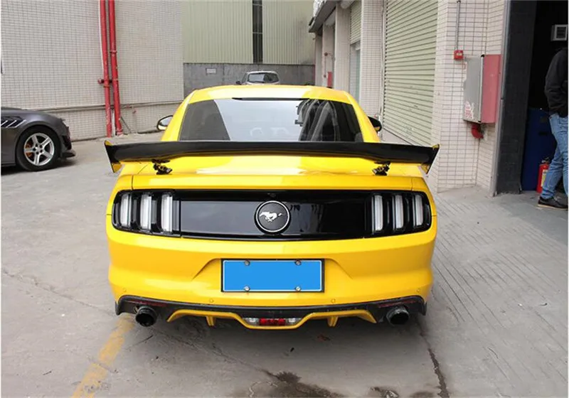 Высокое качество углеродного волокна заднее крыло багажника спойлер для FORD MUSTANG APR GT стиль