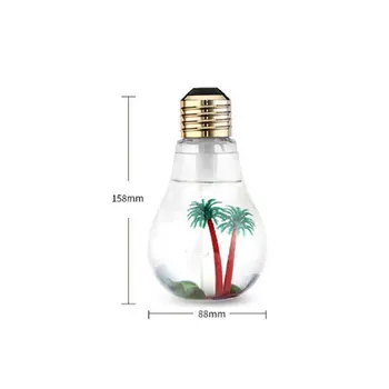 

Two Generation Bulb Usb Humidifier Mute Moisture Color Discoloration Mini Desktop Air Purifier Spray Replenishment