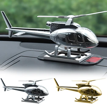 

Home Interior Accessories Supplies Fragrance Automotive Gifts Figure Aromatherapy Helicopter Zinc Alloy Car Ornament Solar