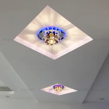 

18CM Crystal lamp aisle lights porch light corridor Simple creative LED crystal pumpkin lights porch hall ceiling lamps SD121