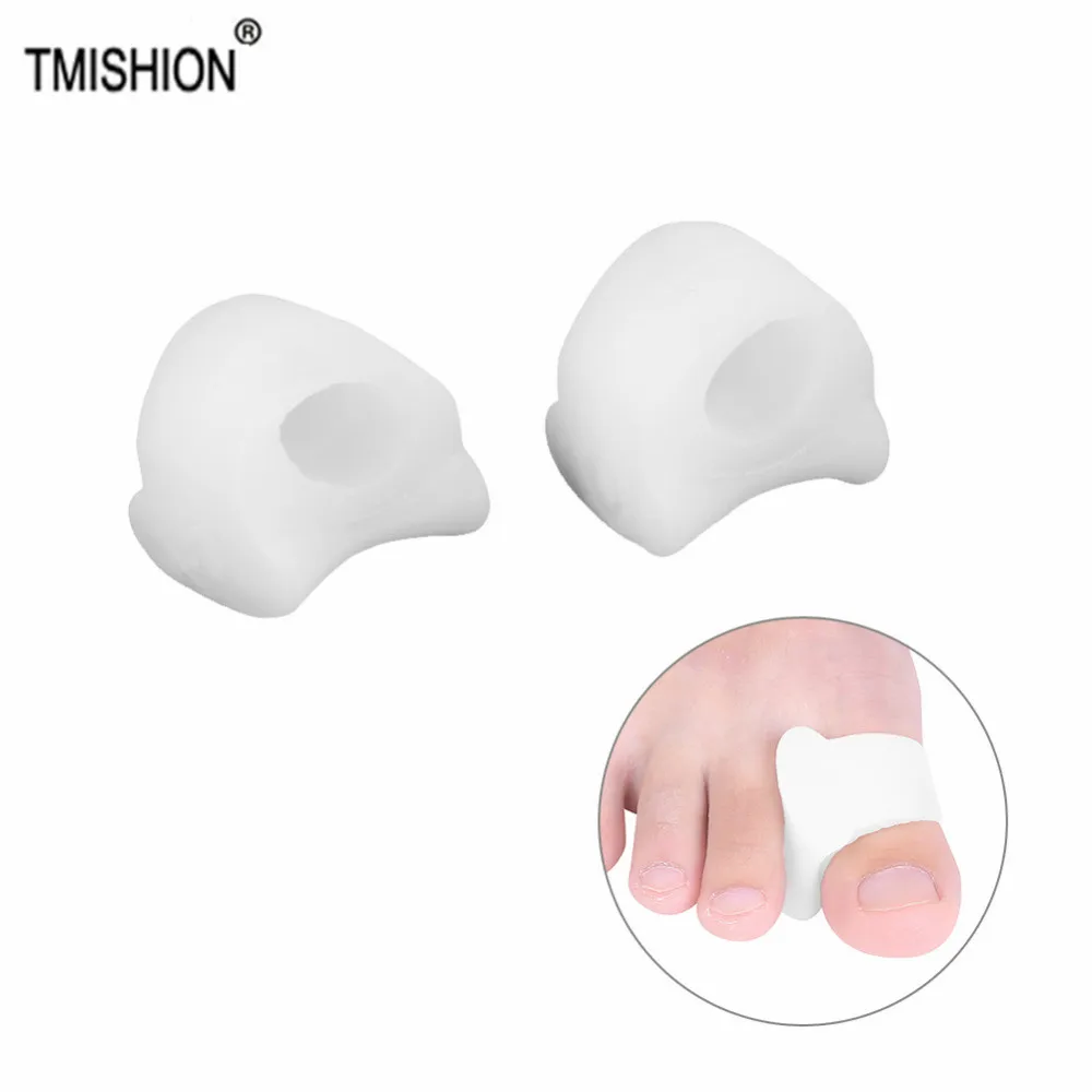 1 пара силиконовый разделитель для пальцев ног при вальгусной деформации|big toe