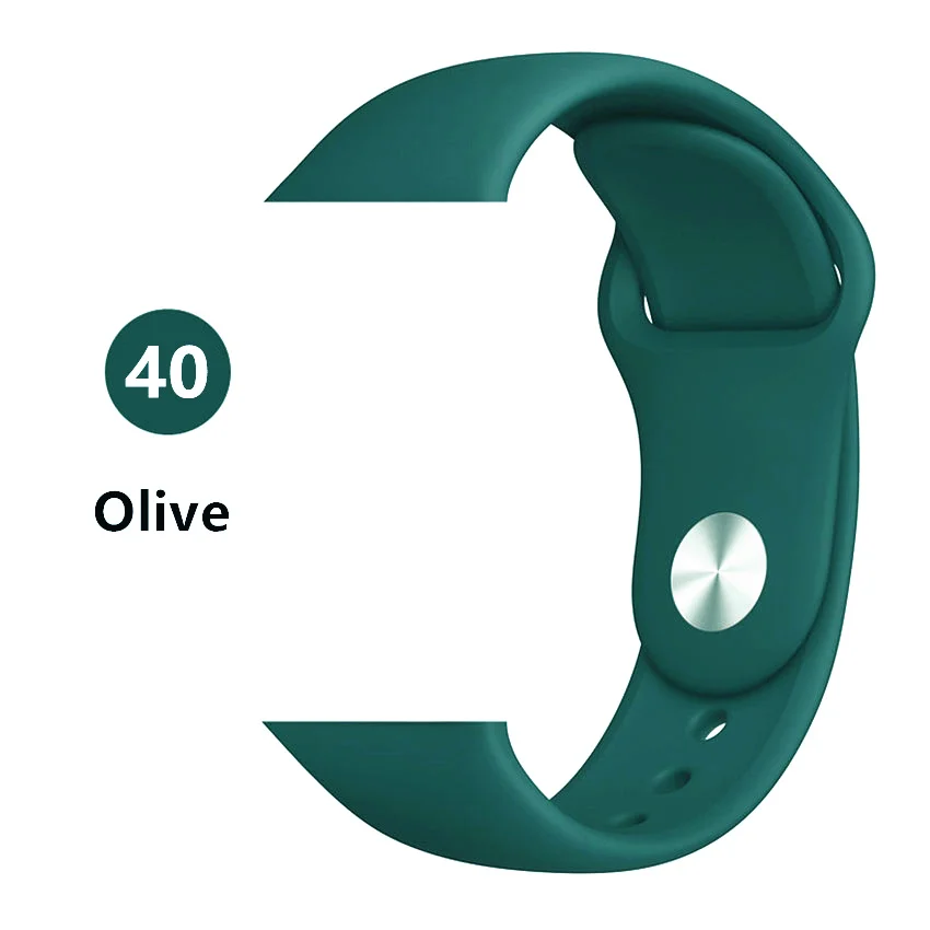 Ремешок для apple watch band 44 мм/40 мм iwatch band 5 4 42 мм 38 мм correa pulseira watch band для apple watch 5 4 3 браслет 44 мм - Цвет ремешка: Ovile