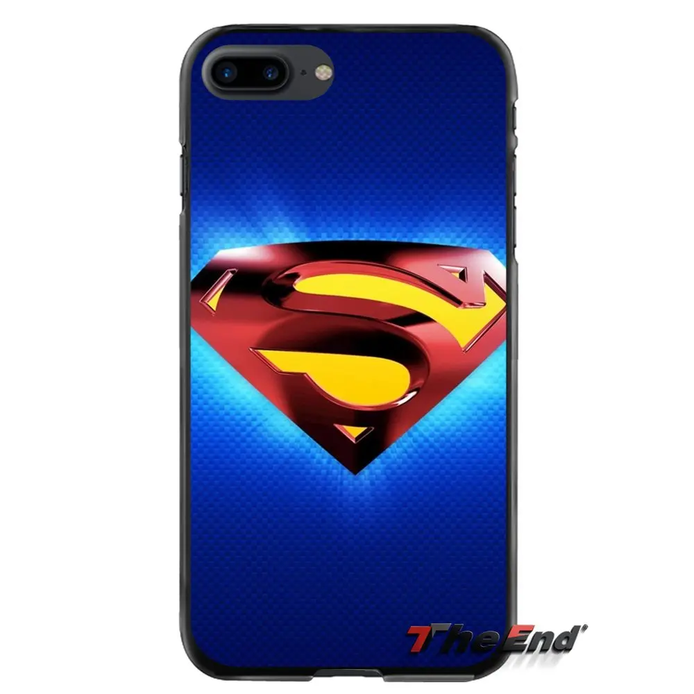 Супермен логотип для Apple iPhone 4 4s 5 5S 5C SE 6 6S 7 8 Plus X iPod Touch 4 5 6 Аксессуары чехлы для телефонов - Цвет: images 8