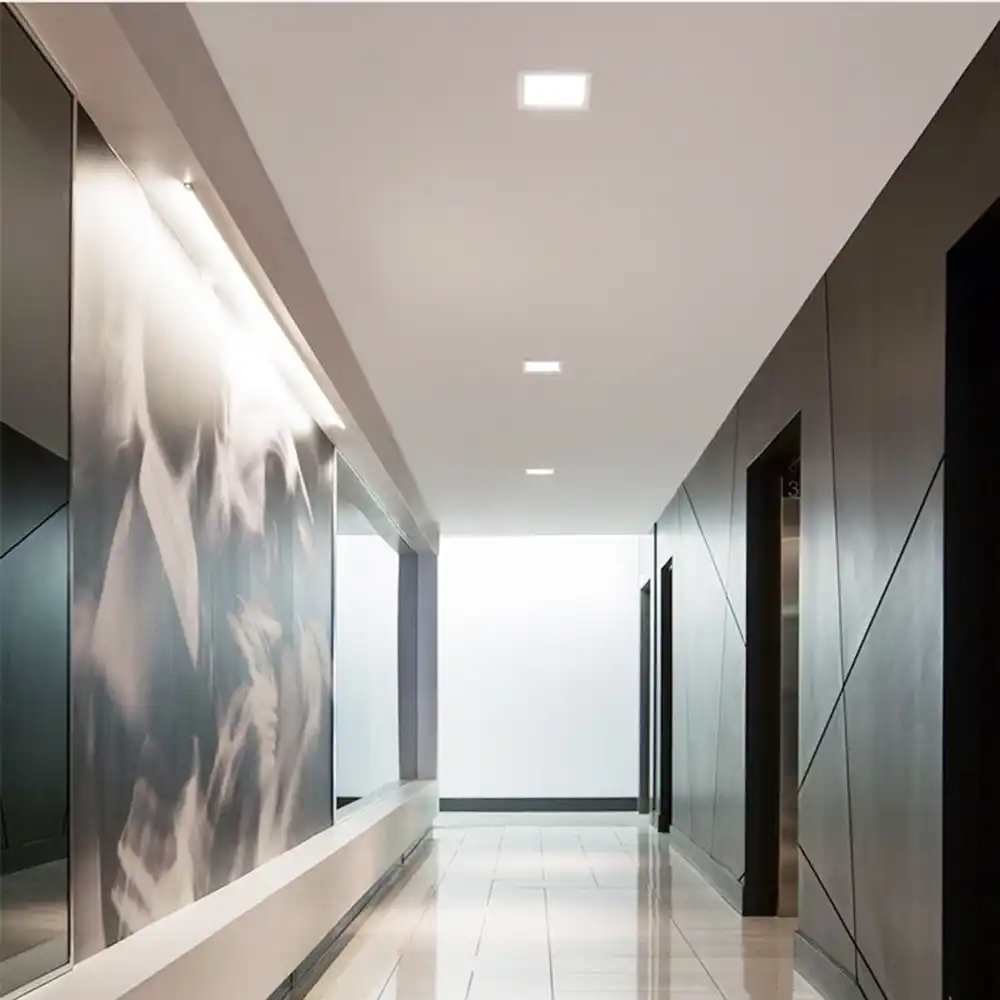 Dbf Round Square Led Panel Light Recessed Kitchen Bathroom Ceiling