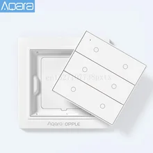 Original aqara opple sem fio interruptor de luz inteligente app controle interruptor parede sem fio para mihome app apple homekit