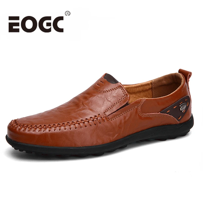 Брендовые мужские кожаные туфли роскошная повседневная обувь лоферы Мокасины