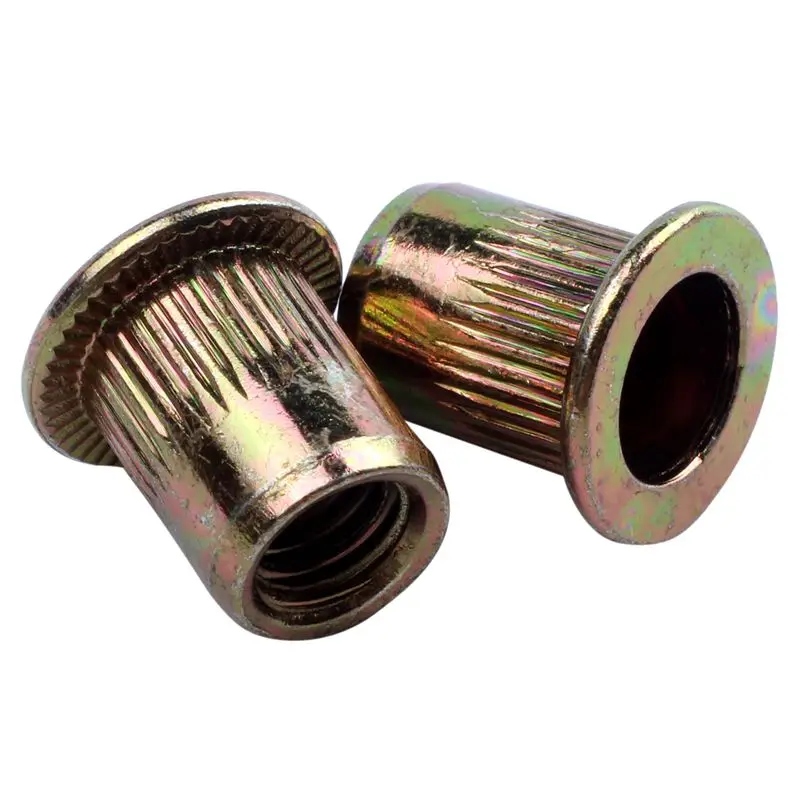 M6x12mm с плоской головкой заклепки гайки Rivnut вставка Nutserts крепеж 30 шт