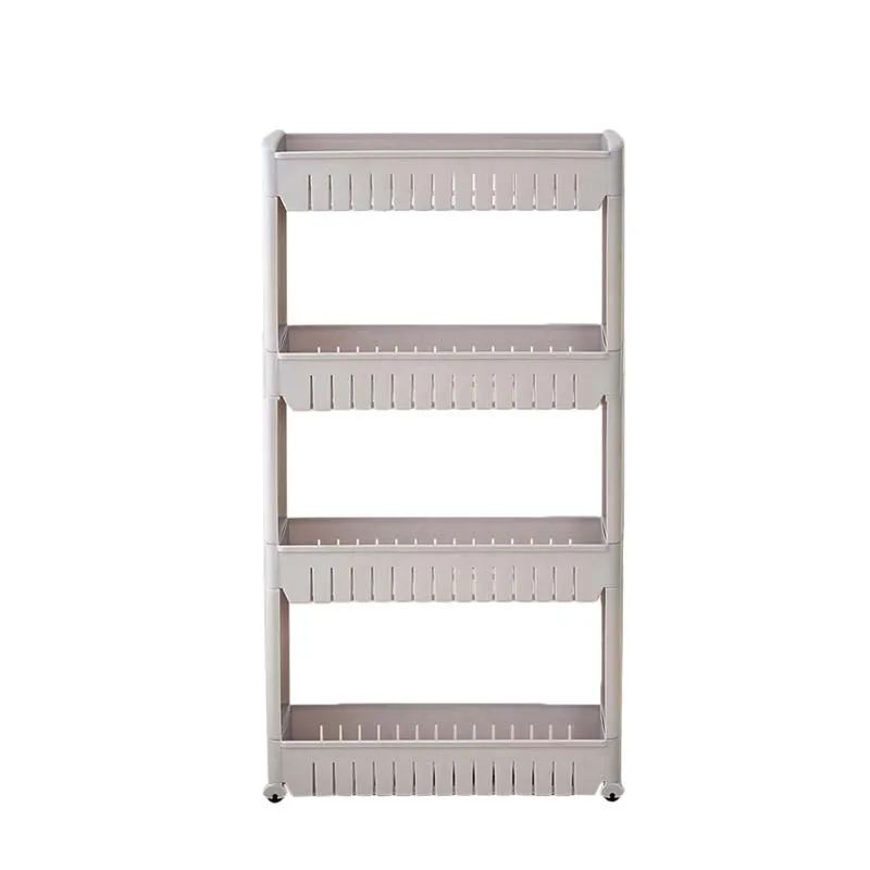 

Removable Wheels Crack Bathroom Storage Holder Space Savers Multi-layer Kitchen Rack Organizer J99Store