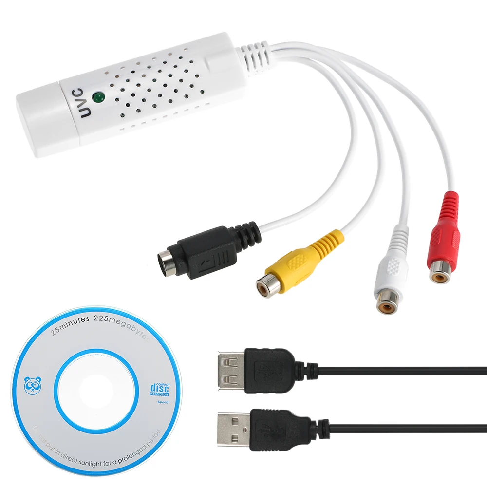 USB 2 0 Видео Аудио карта захвата HD видео конвертер адаптер редактировать placa de для