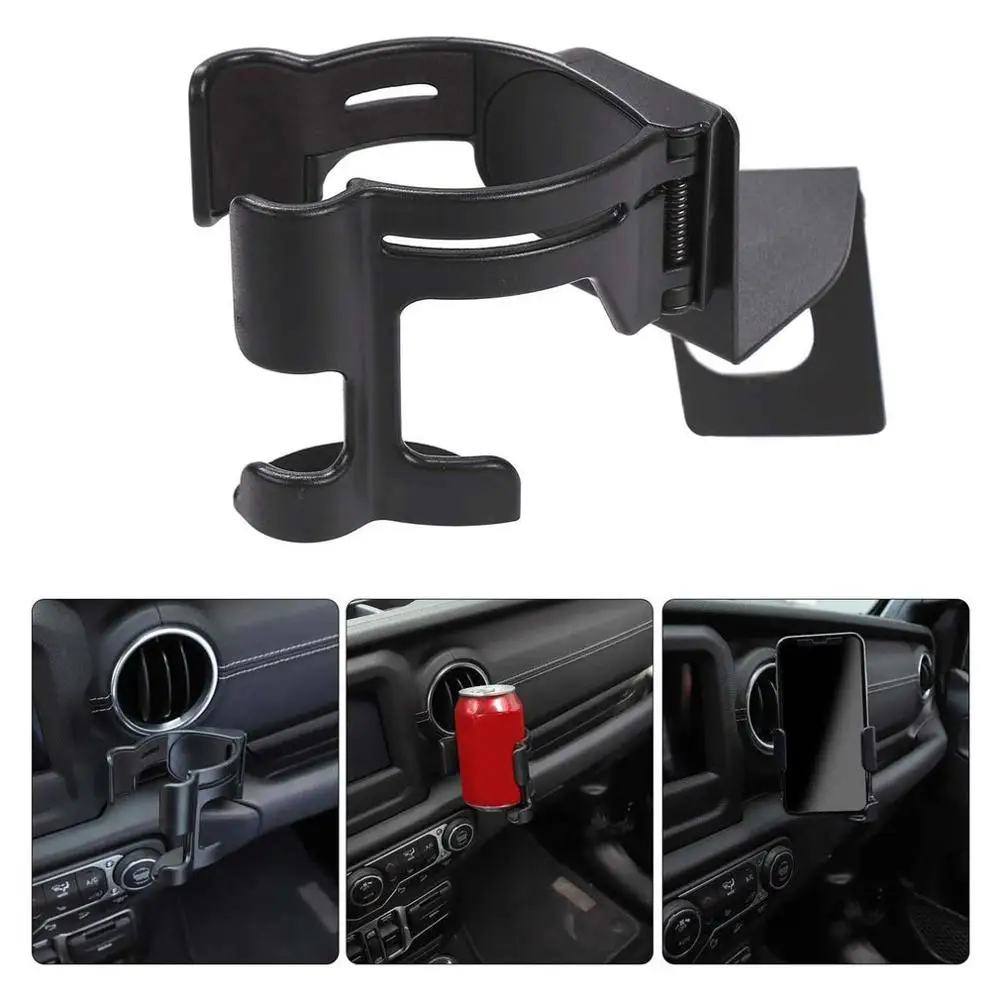 Многофункциональный держатель для мобильного телефона Jeep Wrangler Jl Jlu, автомобильный держатель для напитков, Кронштейн для мобильного телефона, автомобильные принадлежности