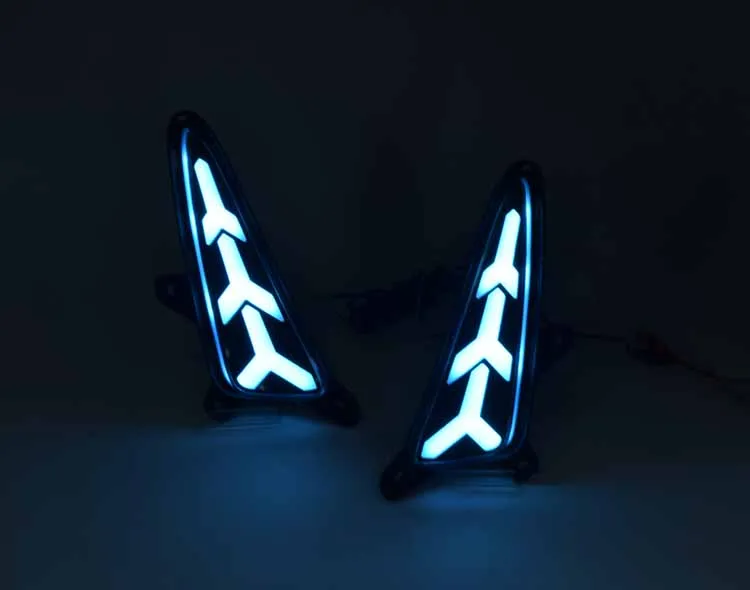 YUANEN, CHR C-HR Светодиодный дневной ходовой сигнал поворота света DRL CHR противотуманная лампа стоп-сигнала дальнего света, CHR бампер света