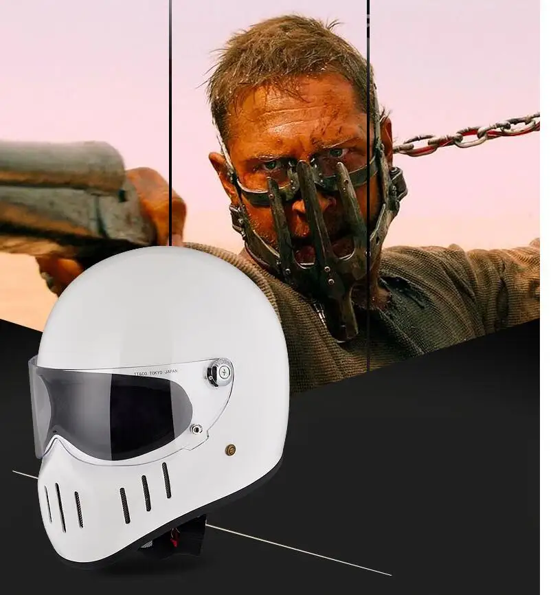 TT &amp CO Томпсон мото rcycle шлем полное лицо casco Мото винтажный Чоппер Ретро capacete de moto