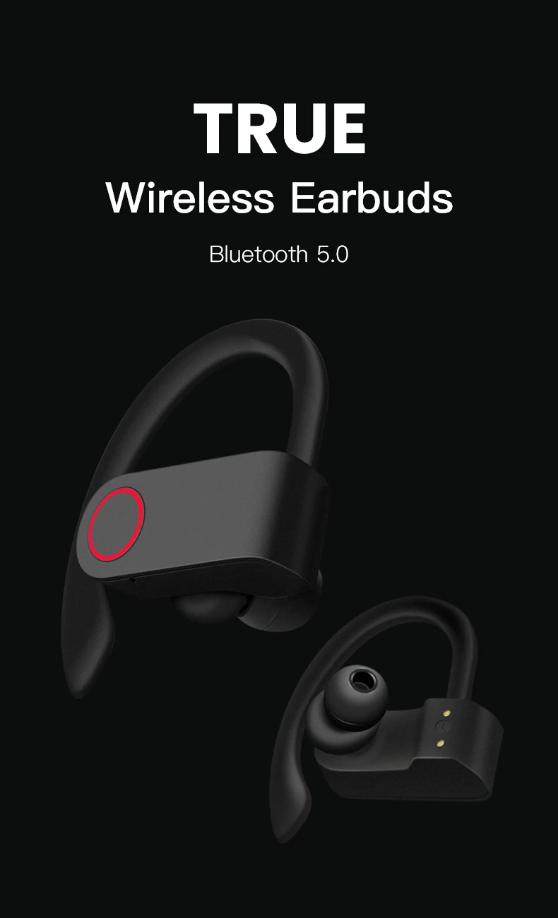 A9 TWS Bluetooth oortelefoon echte draadloze oordopjes 8 uur muziek 5,0 koptelefoon Водонепроницаемый Спорт
