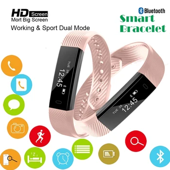 

Smart Bracelet Women Bluetooth Smart Waterproof Watches Wristband Fitness Tracker Sport Pedometer Men Smartband Women Watch Men