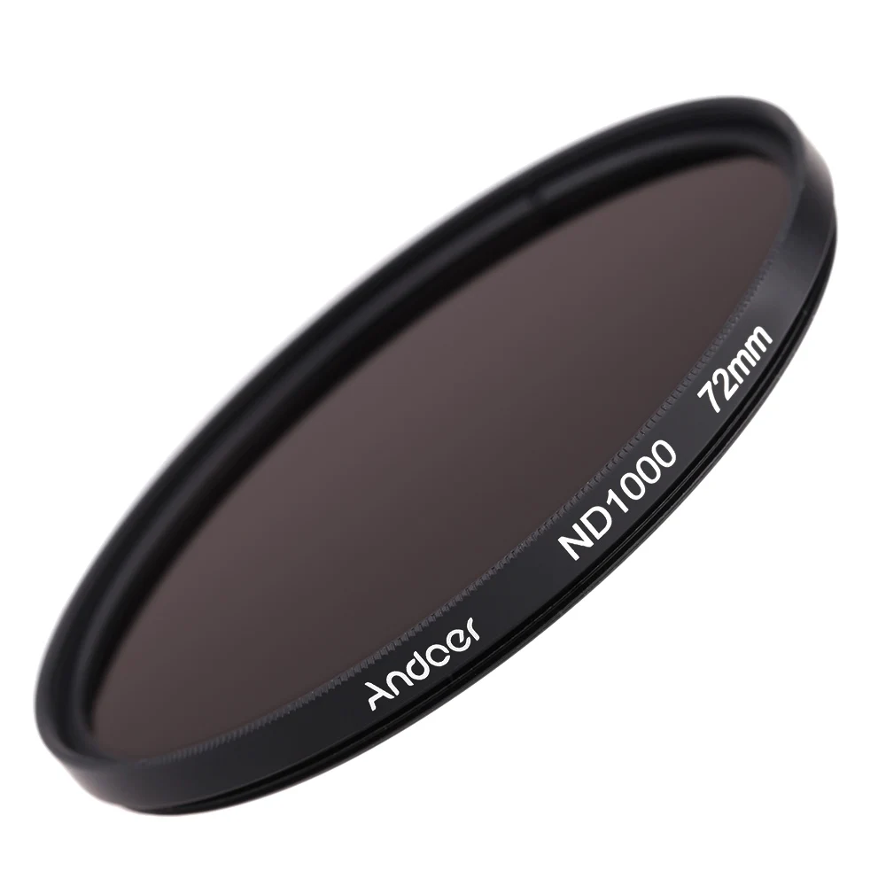 Andoer 72 мм ND1000 10 стоп фейдер фильтр нейтральной плотности для Nikon Canon DSLR камеры