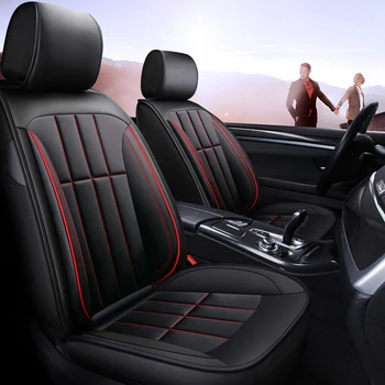 

Full Coverage Eco-leather auto seats covers PU Leather Car Seat Covers for audi a6 c5 c6 c7 4f avant allroad