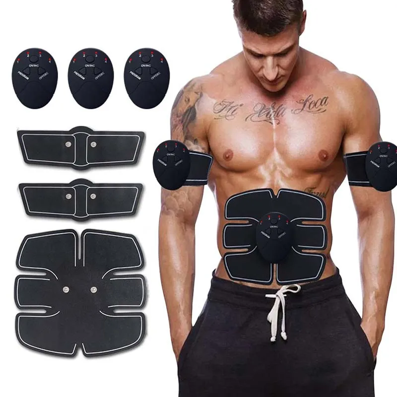 EMS abs мышечный Стимулятор, массажер для похудения, устройство, умный фитнес-тренажер, тренажер для похудения, оборудование для здоровья