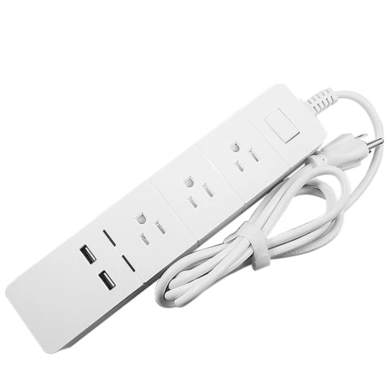 Мощность Полосы wifi Smart Plug 3 AC 2USB разъем стандарта Великобритании, Wi-Fi приложение пульт дистанционного управления розетка с 1,8 м удлинитель независимый переключатель