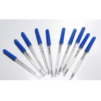 

Glass Thermometer Triangular Mercury Thermometer Clear Scale for Armpit Oral Use 10Pcs/Box