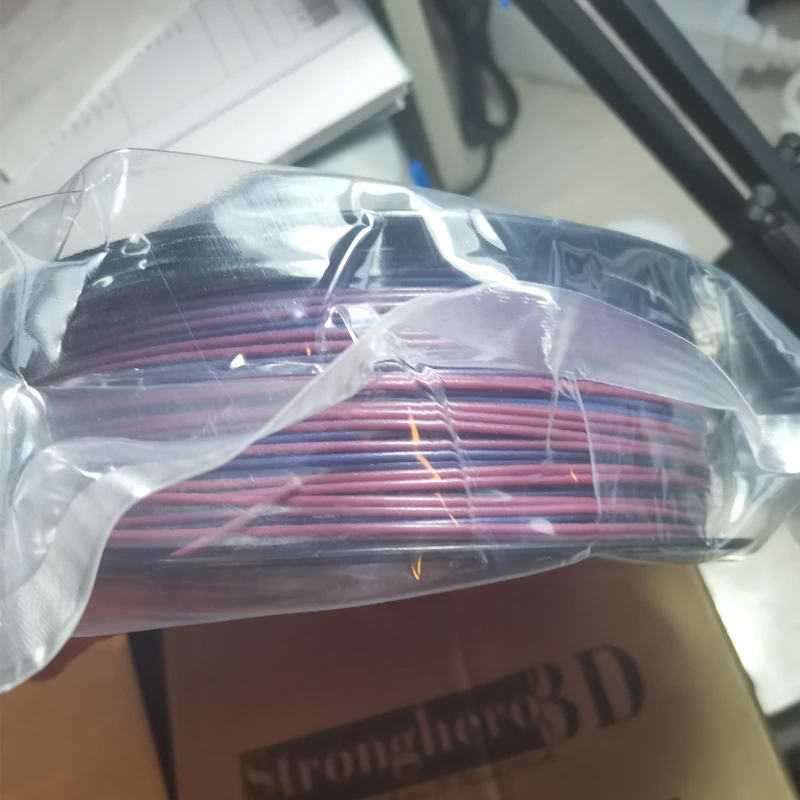 pla abs tpu PLA Filament Glow Rainbow Luminous 1KG 3D Printing 1.75mm Plastic Lines In The Dark Light Of Different Colors Spool For Printer plastic used in 3d printing