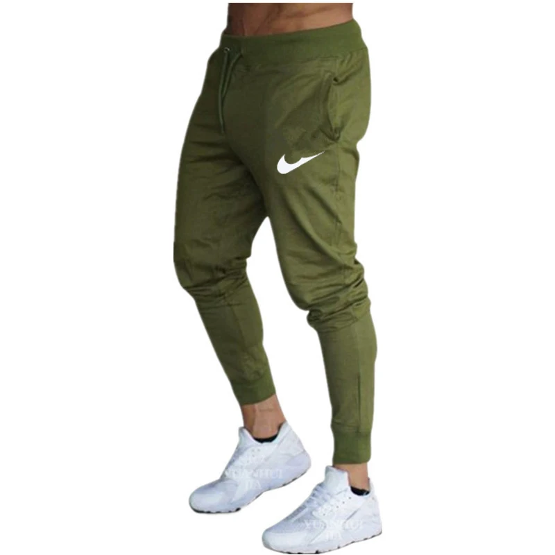 Весенне-осенние Брендовые мужские спортивные штаны для бега, мужские спортивные брюки, одежда высокого качества, штаны для бодибилдинга - Цвет: 9