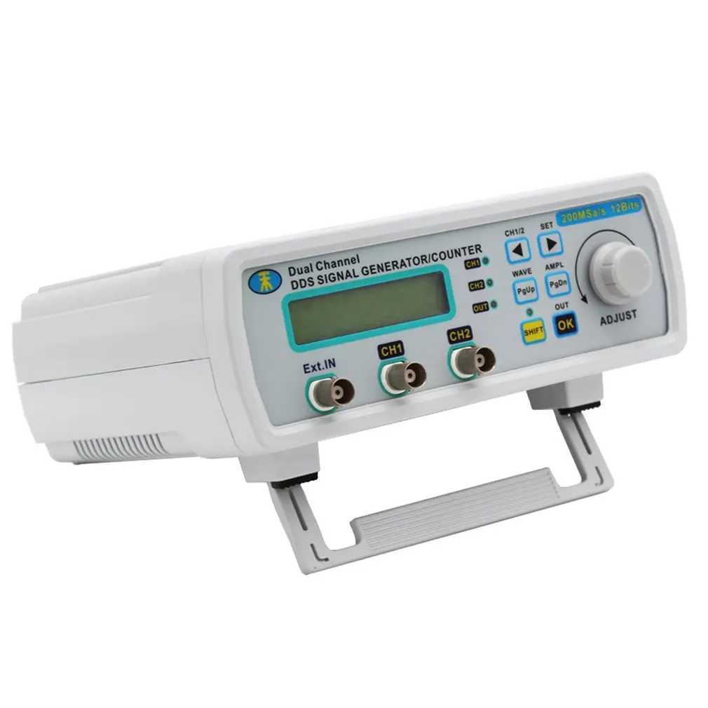 MHS-5200A 20 мгц цифровой DDS двухканальный произвольной формы функциональный генератор сигналов частотомер высокая точность