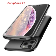 5000 мАч для iphone 11 чехол для аккумулятора силиконовый материал зарядное устройство ультратонкий умный чехол для iphone 11 Банк питания