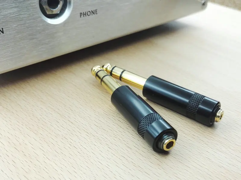 Adaptador Macho 4.4 mm Fêmea para 6.35 mm Conversor Adaptador Macho 3.5 mm 4.4 mm 2.5 mm Balanceado para 6.35 para Amplificador de Fones de Ouvido