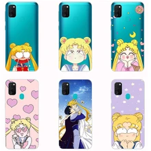 Sailor Moon for Samsung Galaxy M21 Case Transparent Cute Tpu Silicon Soft GalaxyM21 Case Full Protective Funda coque etui bumper