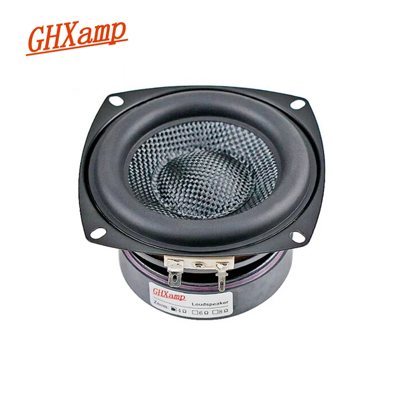 4 Inch Woofer Subwoofer Speaker Unit HIFI 4ohm 40W Fiberglass Woven Basin Deep Bass Loudspeaekr Large Magnetic 1PC woofer speaker