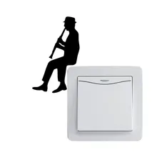 Sola наклейки на выключатель поколения резные съемные классные наклейки на стену гостиная спальни дивана стены настраиваемые MU4308