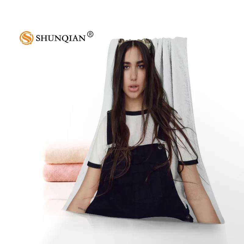 14 Пользовательские Dua Lipa 35x75 см полотенце для лица s facmarleth бамбуковое волокно мочалка быстросохнущее спортивное полотенце - Цвет: 14
