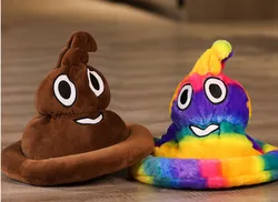 Chapéu de brinquedo de fantasia cosplay engraçado headwear colorido desempenho chapéu macio e quente complicado e adorável presente de aniversário