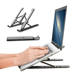 Support pliant pour ordinateur portable, base pour Notebook, Macbook Pro, s'élève pour permettre le refroidissement, 