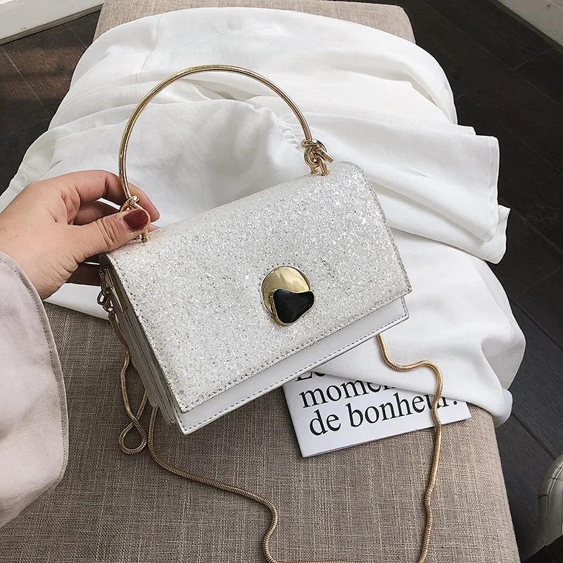 

New Arrival Bag Western Style Handbag 2019 New Style Fashion Versatile Shoulder Bag INS Chain Shoulder Square Sling Bag