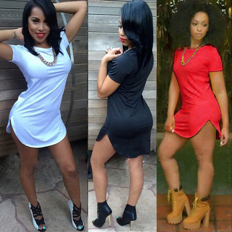 shirt dress with slits