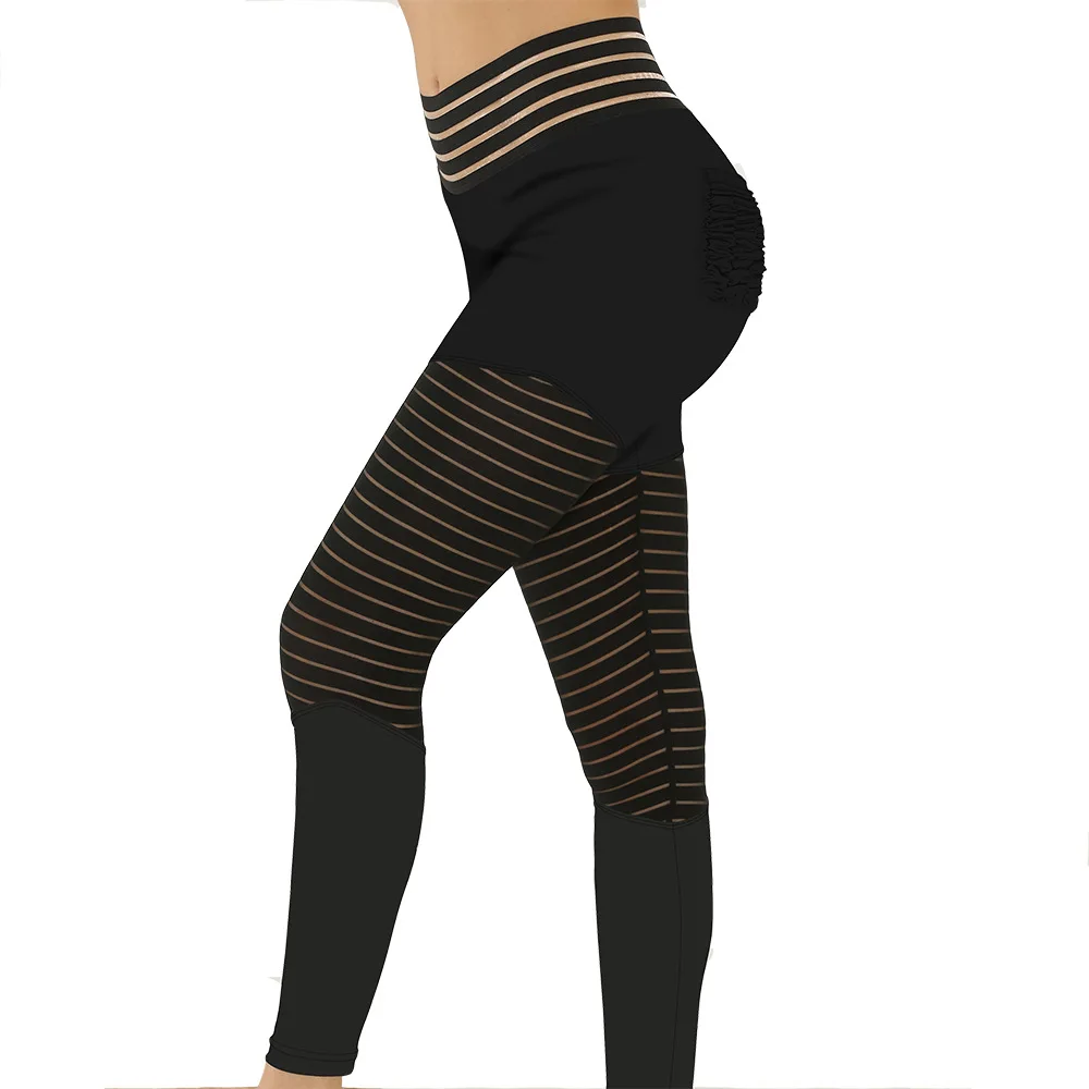 Женские леггинсы для фитнеса с высокой талией, леггинсы с пуш-ап, женские модные леггинсы с цифровой печатью, повседневная женская одежда - Цвет: Solid Black