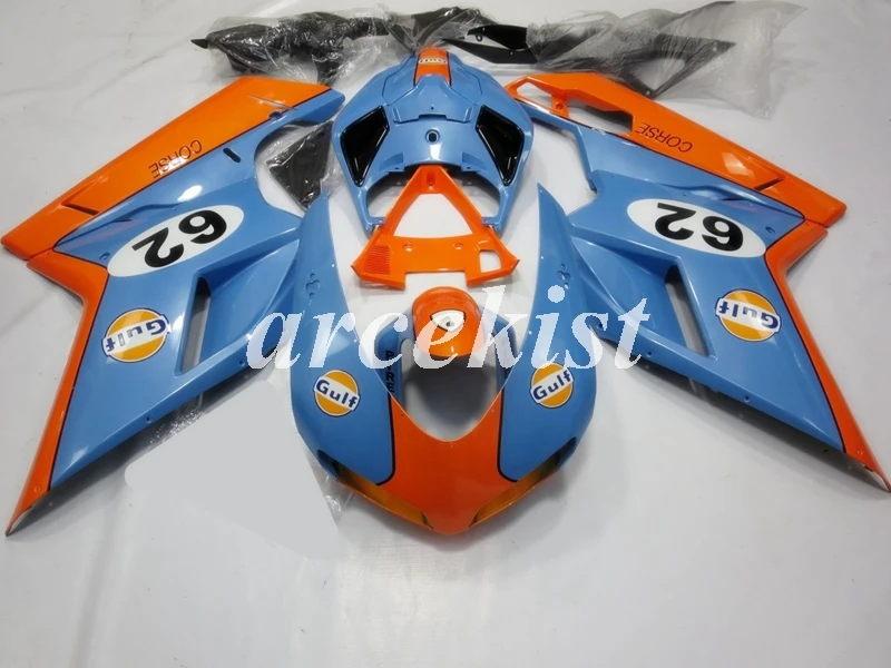 

Injection New ABS Full Fairings Kit Fit for DUCATI 848 evo 1098 1198 1098S 2007 2008 2009 2010 2011 2012 Body Set number 62